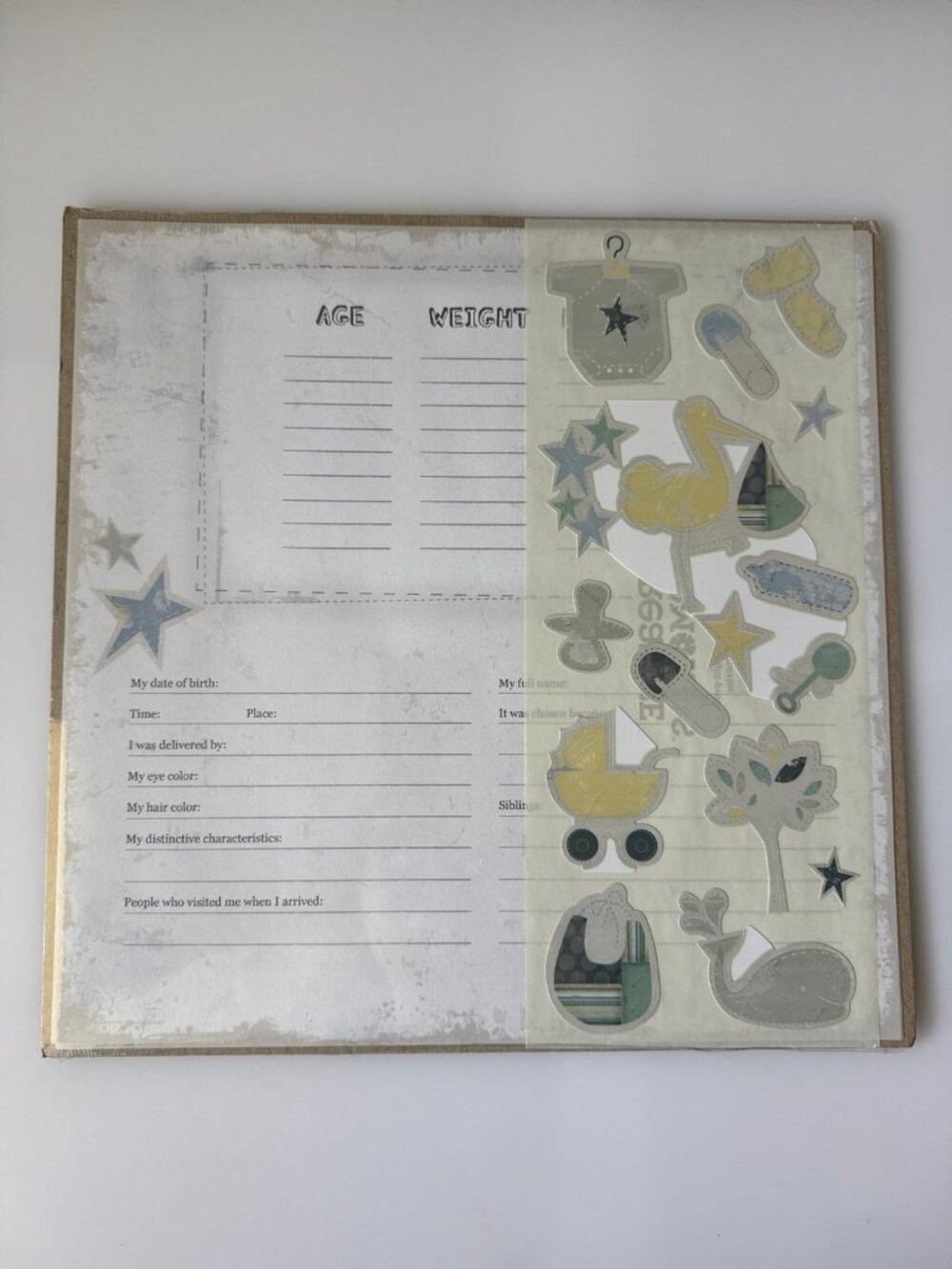 Creative memories Baby Boy Scrapbooking Set of 4 sealed new limited edition - Picture 9 of 10